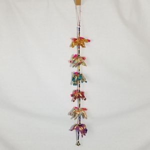 🐘Boho elephant beads and little bell hanging🐘